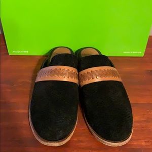 Kork suede mules